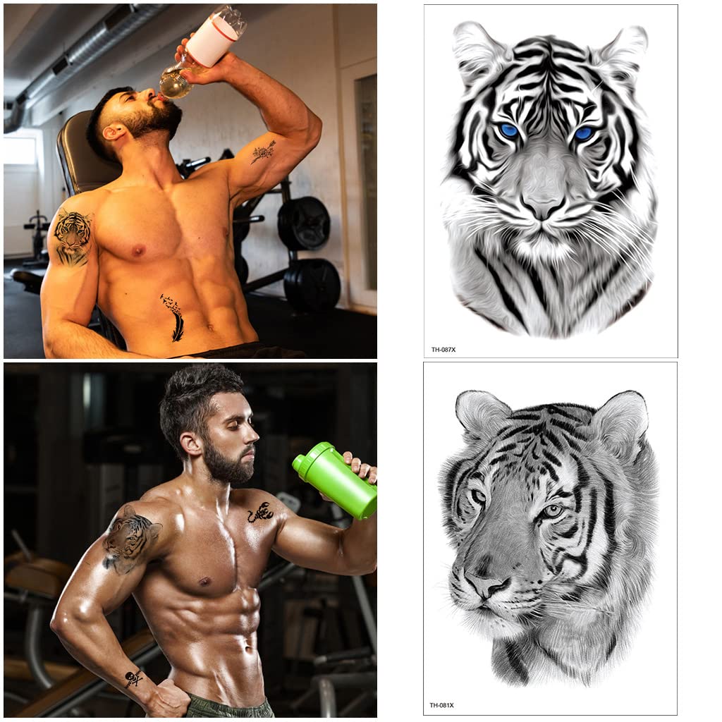 MAYCREATE 35 Sheets Black Tatto Sticker Beast Temporary Tattoos Stickers on Arm Large Tattoo Stickers Assorted Tatto Sticker for Men Body Art Tattoos Art Waterproof Temporary Tattoos Stickers MAYCREATE 35 Sheets Black Tatto Sticker Beast Temporary Tattoos Stickers on Arm Large Tattoo Stickers Assorted Tatto Sticker for Men Body Art Tattoos Art Waterproof Temporary Tattoos Stickers
